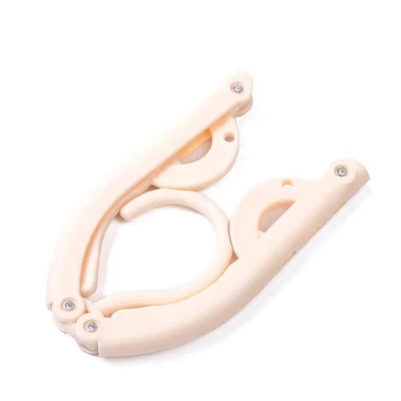 Magic 9-hole Support Circle Clothes Hanger Clothes Drying Rack Multifunction Plastic clothes rack Home Storage folding Hangers: yellow Style 6