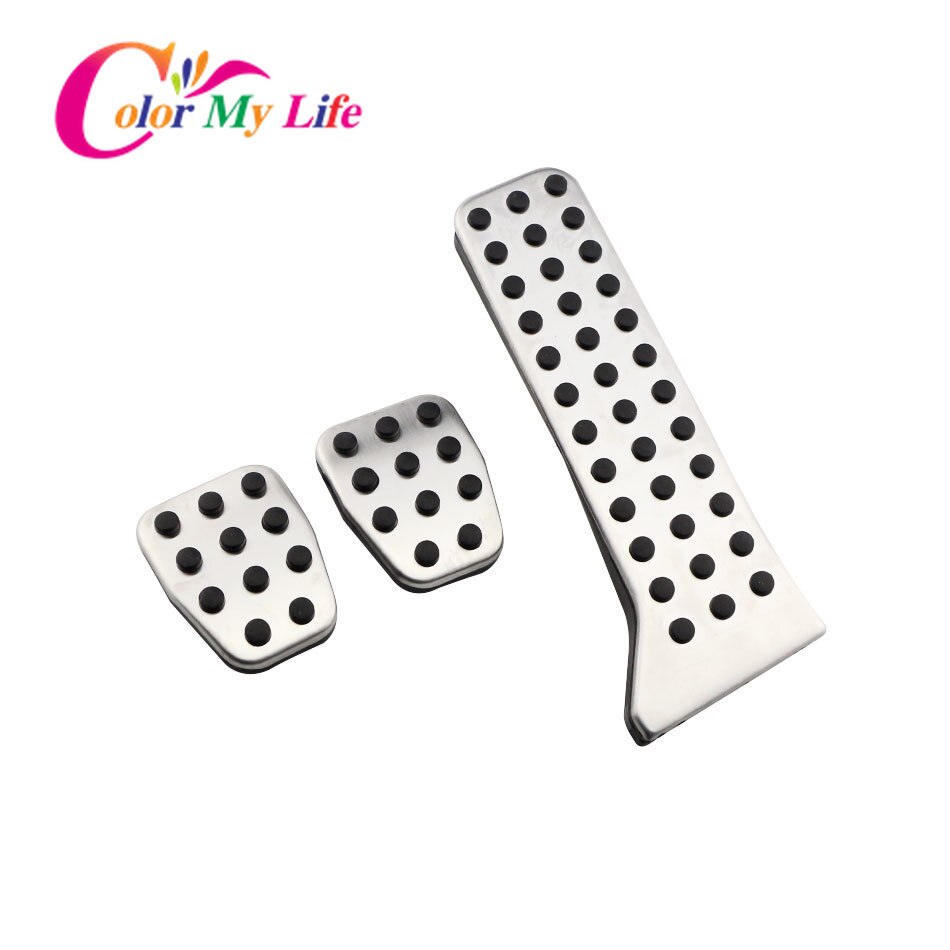 Färg mitt liv bil gasbränslepedalskydd bromspedaler vilpedalskydd för mazda 3 6 mk3 mk6 cx-5 axela atenza delar