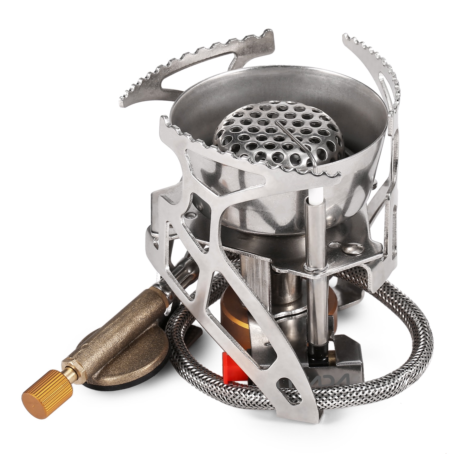 Lixada Foldable Camping Gas Stove Gas Burner Windproof Piezo Ignition Backpacking Stove Outdoor Portable Cooking Stove