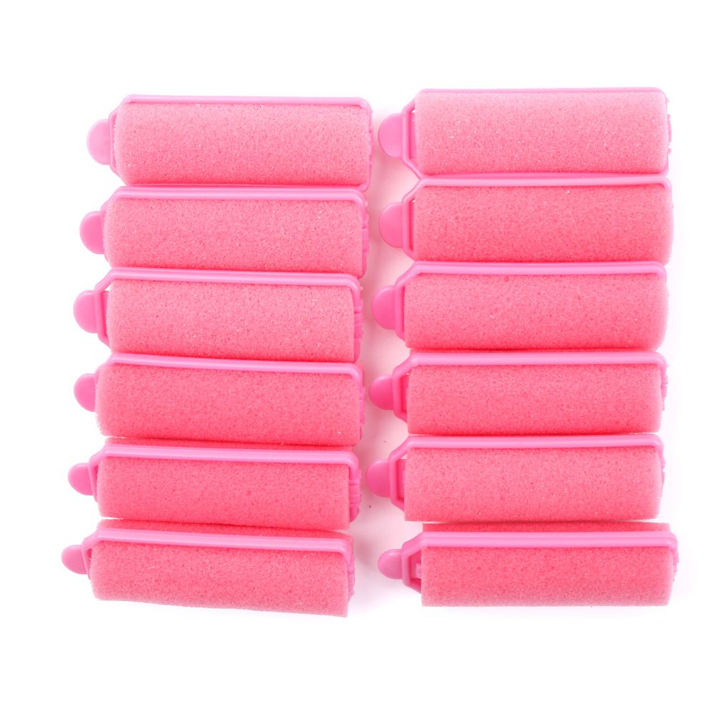 12 stuks Haar Krultang Magie Spons Foam Kussen Hair Styling Rollers Curler Twist Tool DIY Kapsalon Styling gereedschap