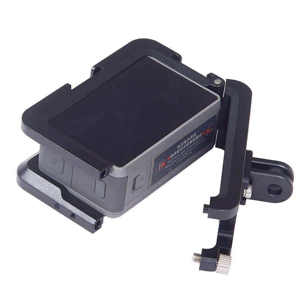 Yiwa Vlogging Metalen Kooi Case Voor Dji Osmo Action Vlog Case Met Koud Schoen Voor Microfoon Led Licht R40