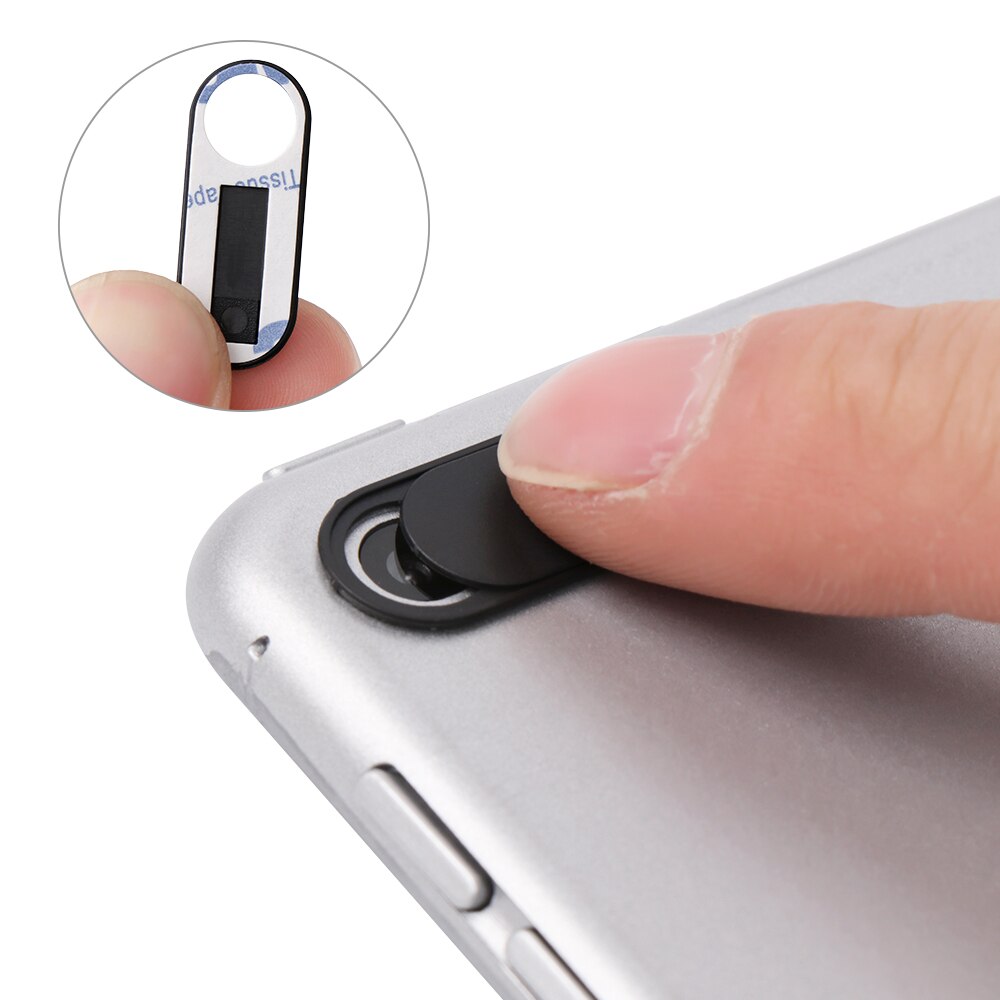 3/6/9PCS Universal WebCam Cover Shutter Magnet Slider Plastic Camera Cover for PC Laptops Mobile Phone Lens Privacy Sticker