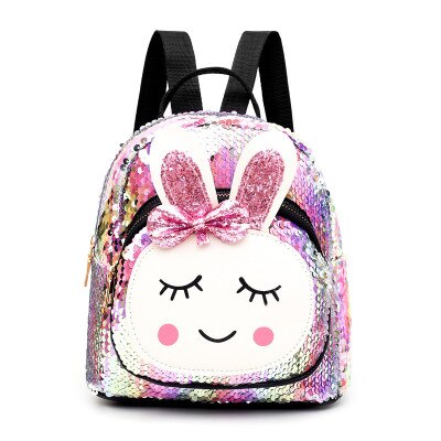 Mochila de lentejuelas brillantes para niñas, mochila para niños, mochila para niñas, mochila para niños: Multicolor
