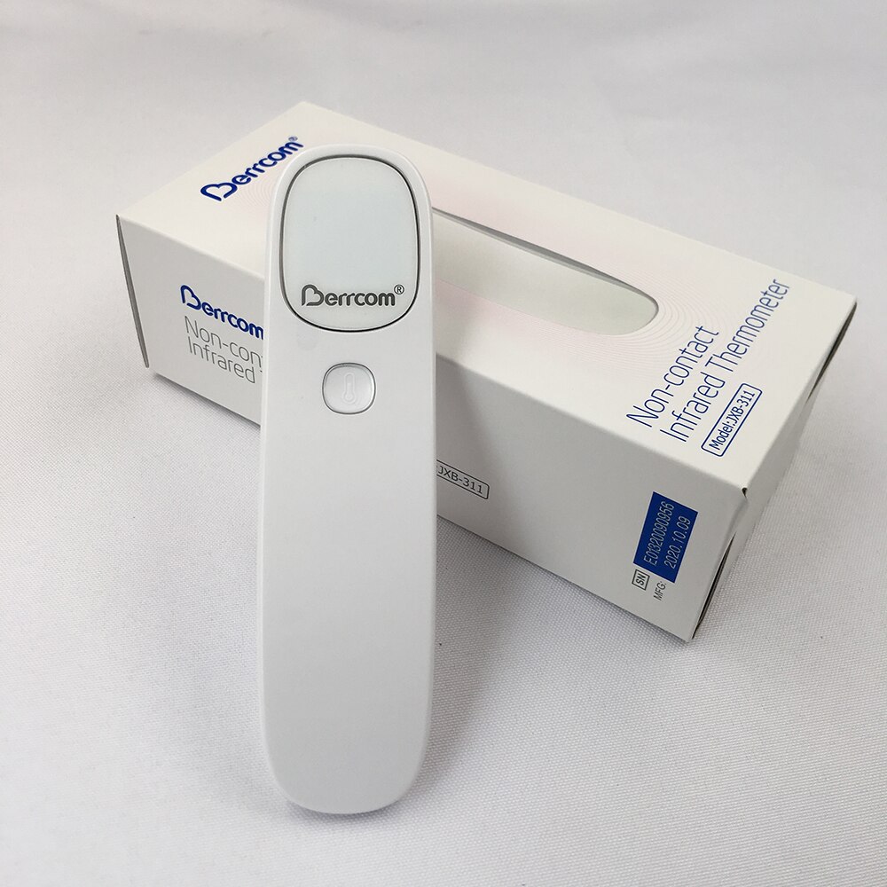 Oryginalny termometr Berrcom iHealth dokładny cyfrowy gorączka termometr kliniczny na podczerwień pomiar Notouch wyświetlacz LED