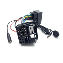Adaptador de manos libres para Radio de coche RD4, adaptador de música HIFI, Cable de arnés de sonido para RD 4, Peugeot, Citroen C2, C3, C4, 207, 307, 12 pines