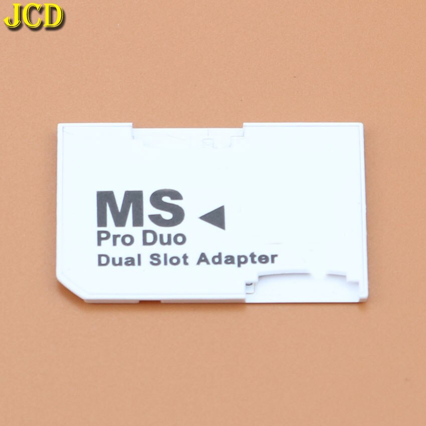 JCD 1 Stck Neue Dual 2 Slot Mikro Für SD SDHC TF auf Erinnerung Stock Frau Karte Profi Duo Leser Adapter Für PSP Adapter Konverter