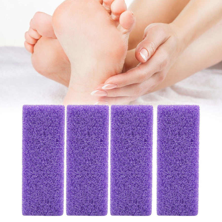 4pcs Foot Pumice Massage Rub Dead Hard Skin Pumice Stone Foot Cleaning Tools