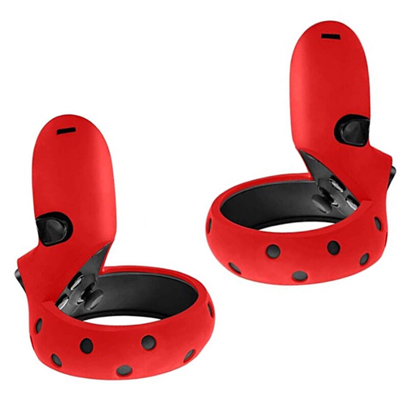 Protective Sleeve for Oculus Quest/Rift S VR Press Controller Silicone Cover Skin Handle Grip Knuckle Strap Accessories