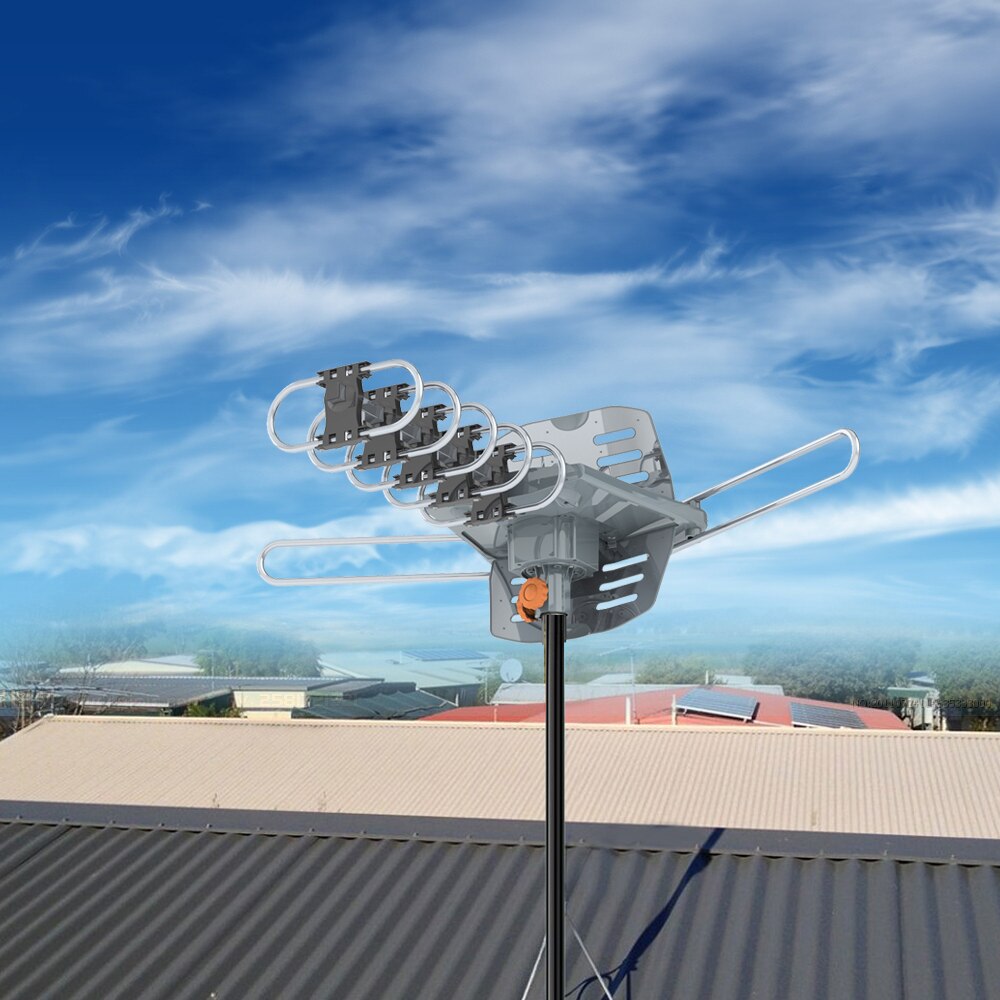 Antena de Control remoto infrarrojo de 360 grados, señal de TV Digital HD, dispositivo al aire libre, HDTV, FM, señal fuerte de alta ganancia