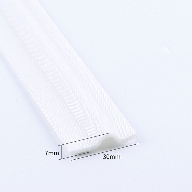 Sealing Window Sealing Strip PU Foam Dustproof Soundproofing Sealing Tape Weather Stripping Door Window Accessories: White / 50M