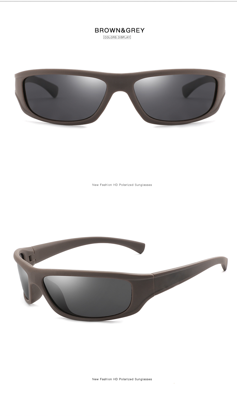 Novo amarelo lense visão noturna óculos de condução polarizados óculos de sol polarizados de condução polaroid reduzir o brilho 2020: brown gray