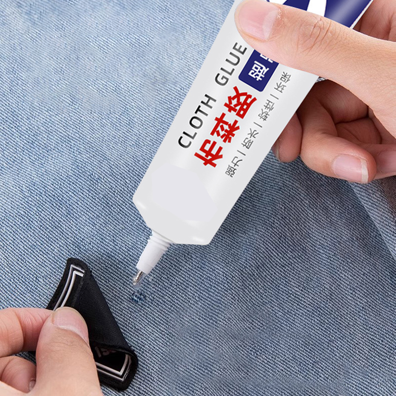 Stofffaserkleber, transparenter Kleber, Stoffreparaturkleber, stärker Kleber, geeignet für Stoffe, Autositze, Sofas