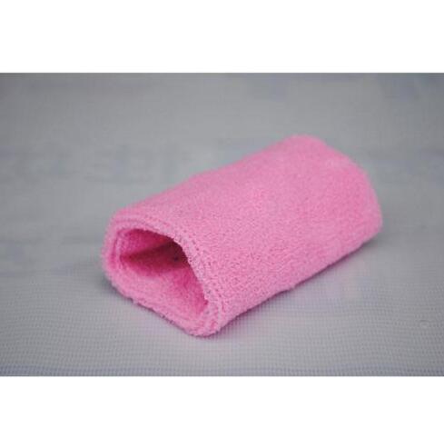 15cm Cotton Unisex Sport Sweatband Wristband Wrist Protector Running Badminton Basketball Brace Terry Cloth Sweat Wrist Support: Pink