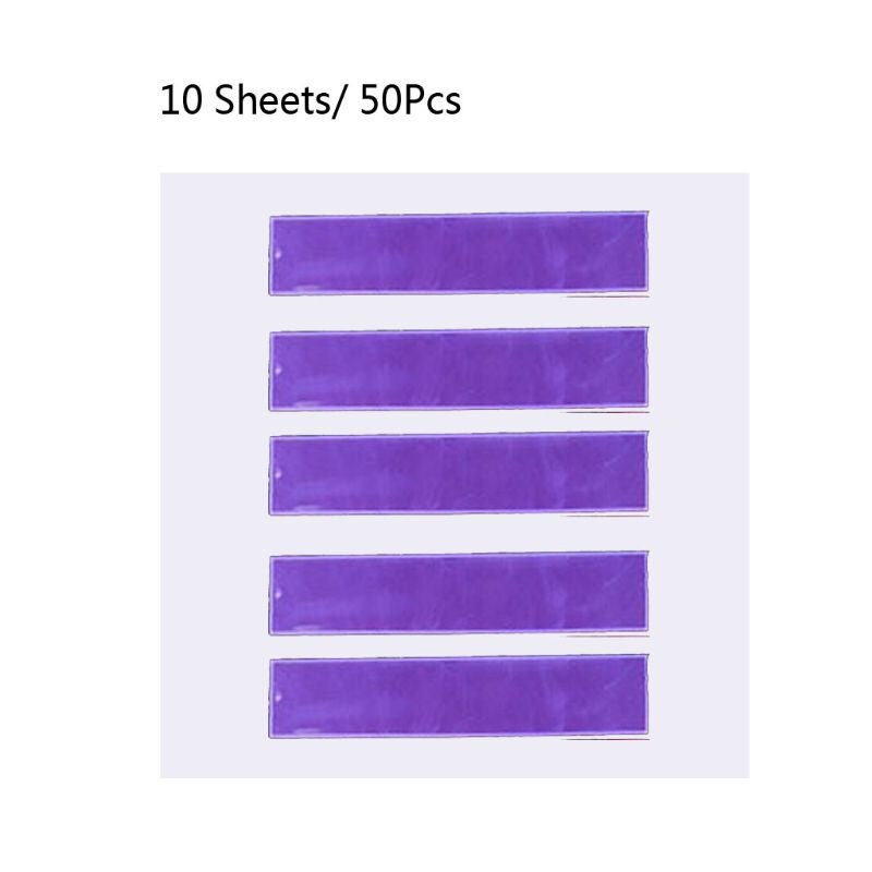 50 Reflective Adhesive Sticker Night Visibility Safety Child Universal Reflector: PL