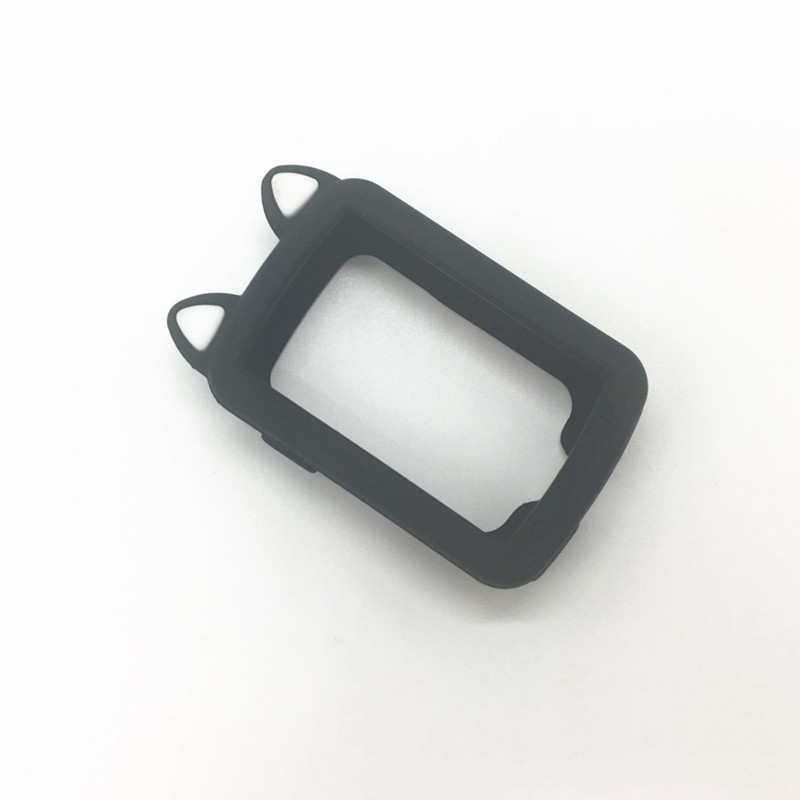Funda genérica de Gel para bicicleta, Protector de pantalla para Garmin Edge 820, GPS, ordenador, , dibujos animados, orejas de gato, edge 820: Black