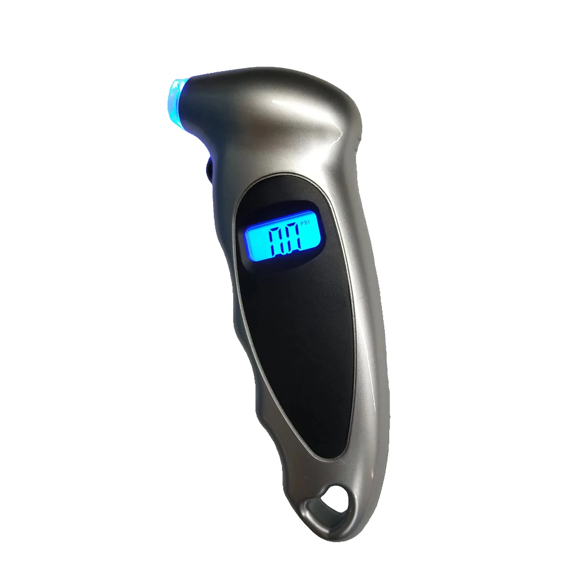 Neues hochpräzises digitales Reifendruck messgerät hintergrund beleuchtetes LCD-Anzeige 150psi Hand-Autoreifen-Luft messer für LKW: Silber