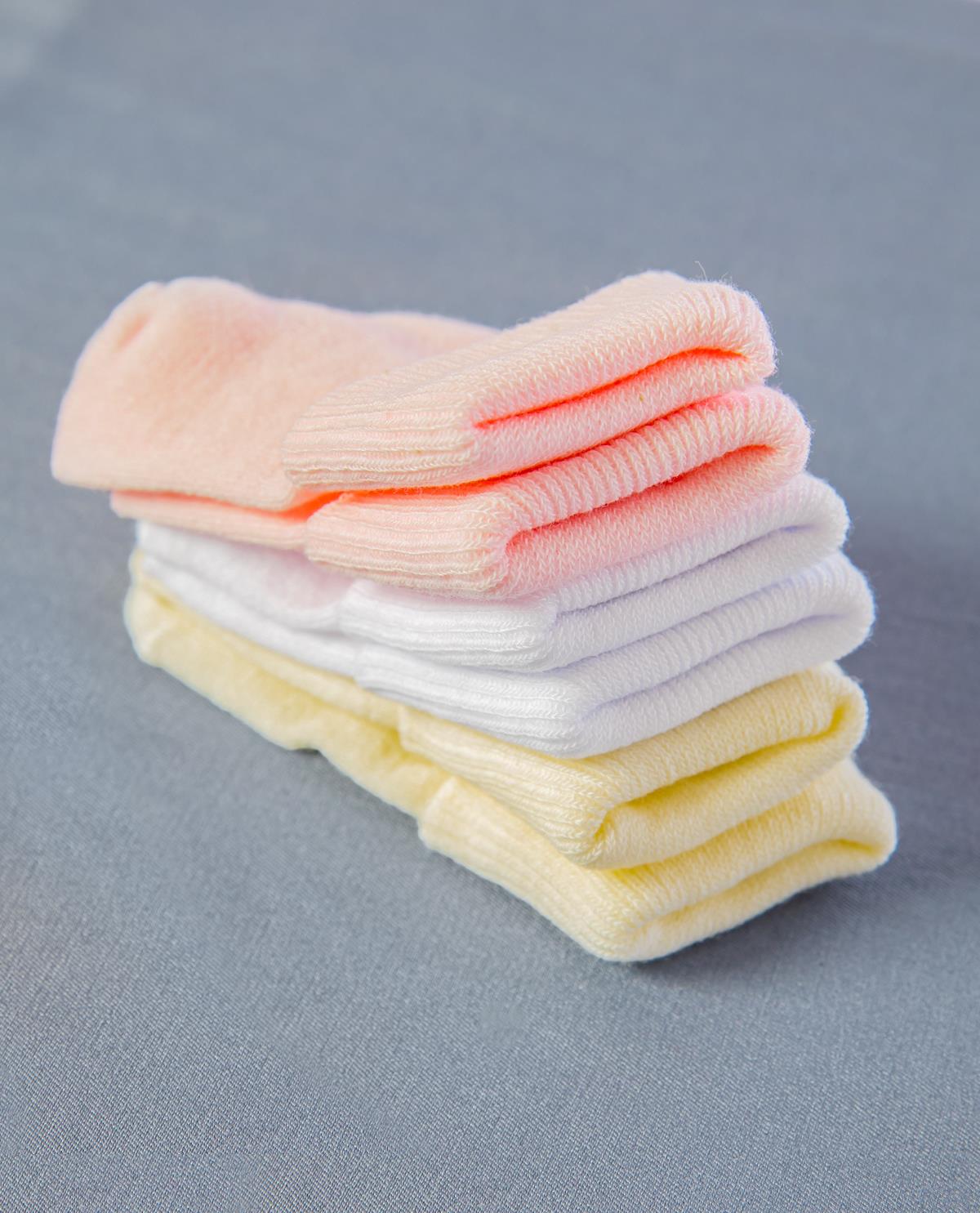 Di colore solido Del bambino Della Ragazza Calza pz impostato Eco Pacchetto