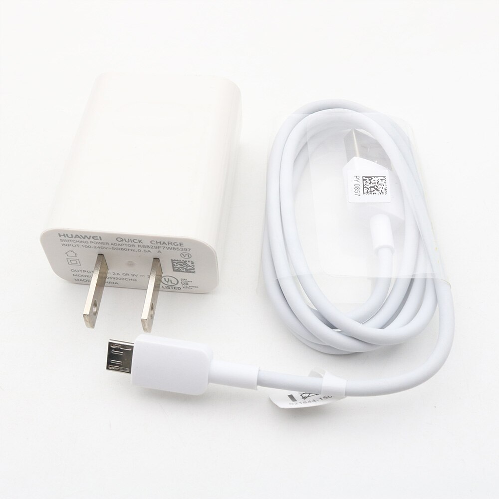 Huawei 9V2A ładowarka eu QC 2.0 szybkie adapter szybkiego ładowania mikro USB kabina robić kumpel 7 8 S 10 Lite Nova 3i P8 9 10 Lite Honor 8 9 Lite: US ładowarka x kabel