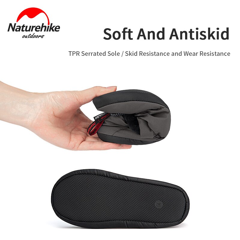 Naturehike Outdoor Eendendons Kamp Schoenen Draagbare Licht Keep Warm Waterdicht Winddicht Lage-Top Antislip Thuis Schoenen