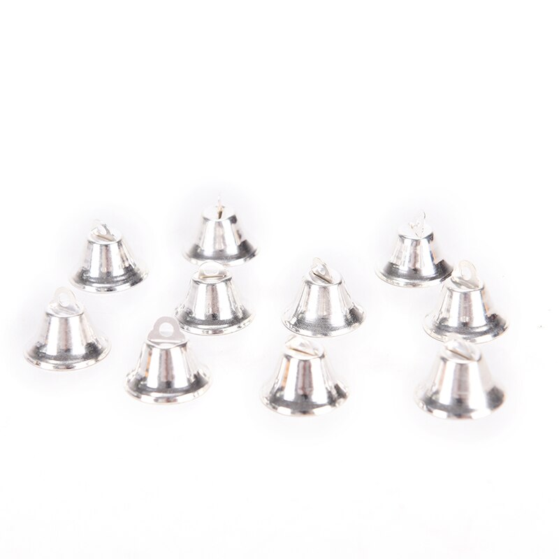 10Pcs Metal Bells Kleine Bell Sieraden Ornamenten Kerst Decoratie Hangers Diy