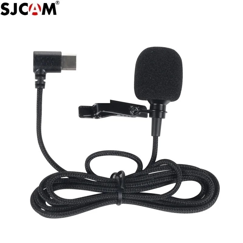 Neues Original-Zubehör der SJCAM-Serie, externes Mikrofon mit Clip Typ C für SJ9/SJ8 Profi/Plus/ C200 Profi/A10 Aktion-Kamera