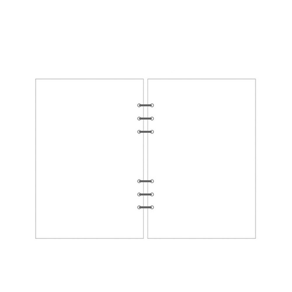 Monthly To-Do List Refill Paper - Spiral Binder Loose Leaf Inner Pages for Daily Planner Notebook: Blue