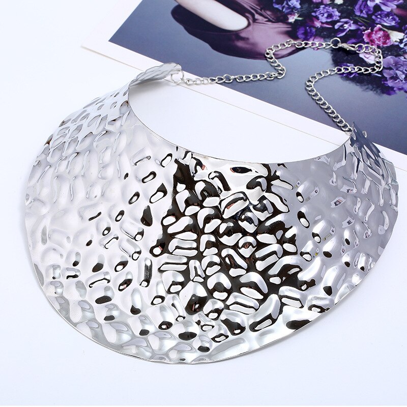 LZHLQ Chunky Punk Style Necklace Women Collar Necklace Girls Jewelry