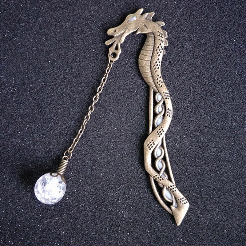 Cartoon Dragon Shape Bookmark Stationery School Office Supply