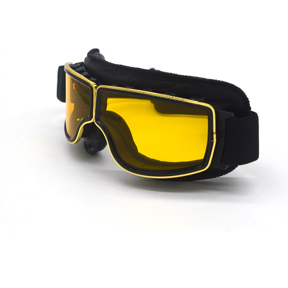 Mooreaxe Motorcycle Vintage Goggles Pilot Motorbike Scooter Biker Retro Glasses Jet Helmet Goggles For Harley Helmet