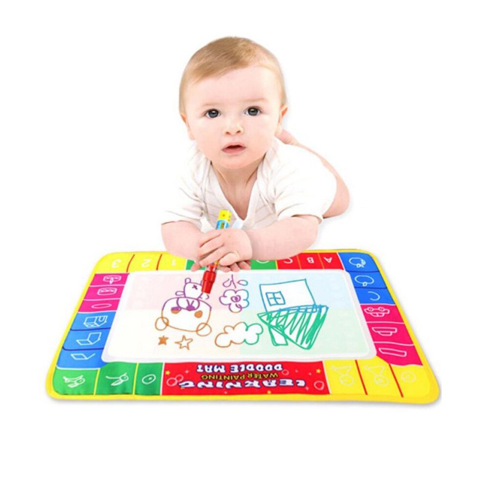 Ocday baby børn vand tegnebræt med kuglepen doodle maleri billede vand tegning legemåtte tegnelegetøj til børn