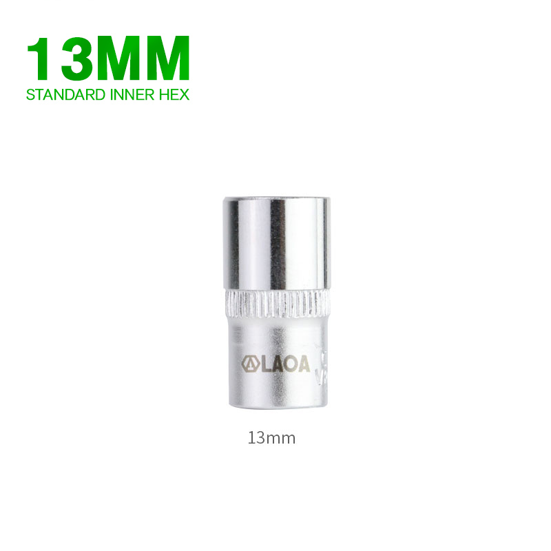 LAOA Metric 3/8 Hexagon Wrench Socket Set Socket Head Long and Short Socket Spanner Accessories 9-19mm: Hexagon 13mm