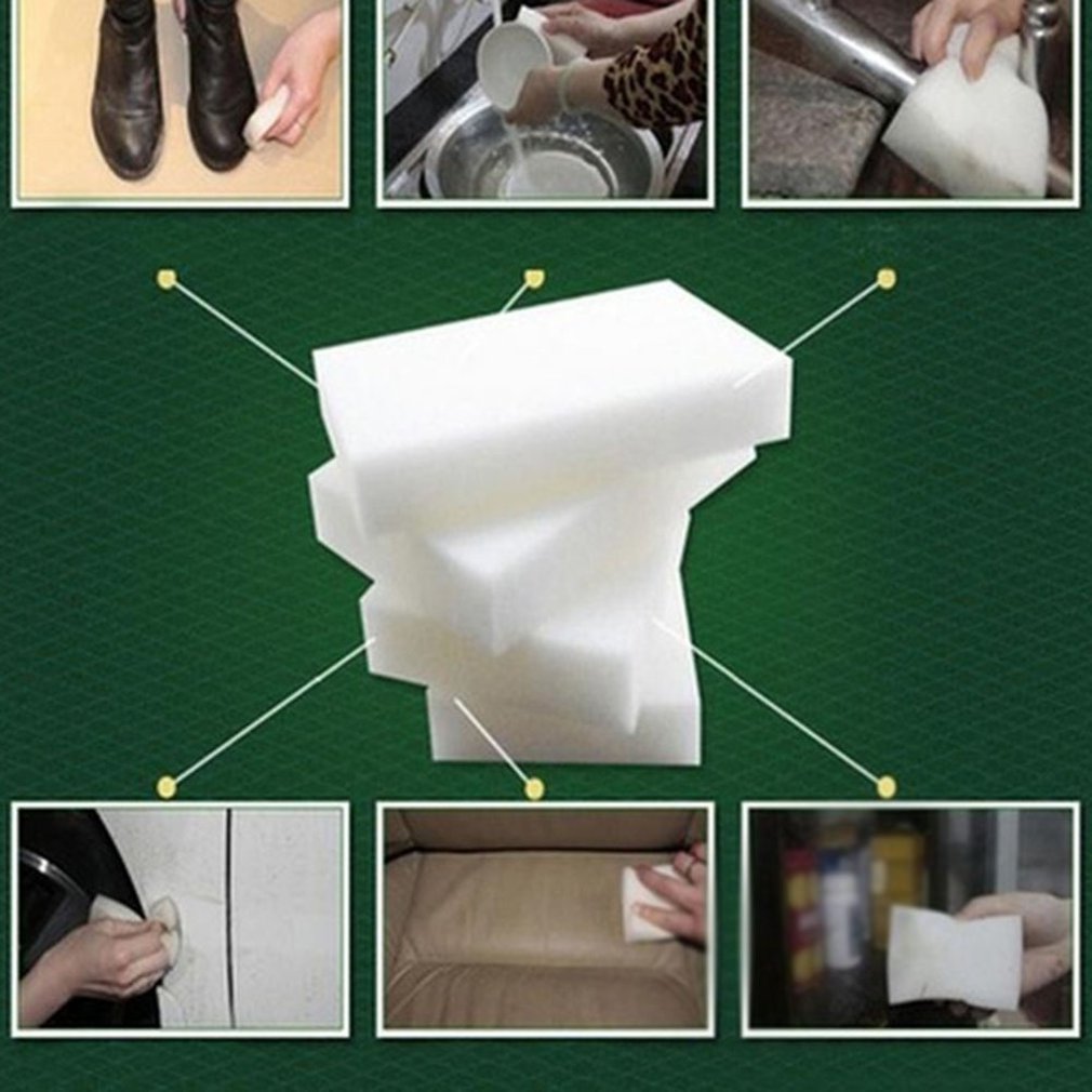 Melamine Spons Magische Spons Gum Stofdoek Doekjes Cleaner Voor Keuken Kantoor Badkamer Nano Spons 10x6x2cm