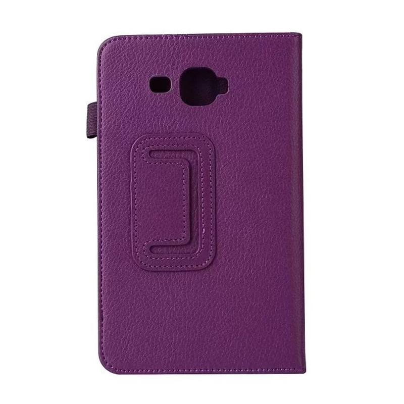 For Samsung Galaxy Tab A A6 7.0 SM-T280 SM-T285 Stand PU Leather Flip Smart Magnetic Cover Case For Samsung T280 T285 shell +pen: purple