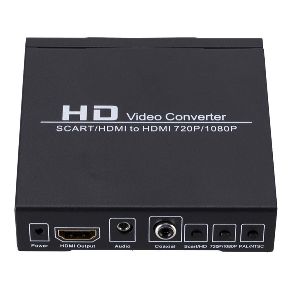 Professionele Scart/Hdmi Naar Hdmi Converter 720P 1080P Hd Video Converter Monitor Box Voor Stb Hdtv Dvd plug En Play