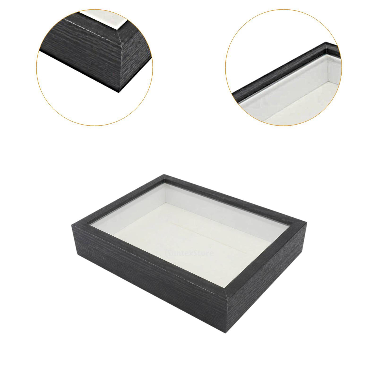 Cadre de boîte d'ombre bricolage, profondeur intérieure de 5cm, mur et brittop, présentoir pour gérer les billets d'œuvres d'art, Keepplex Flower