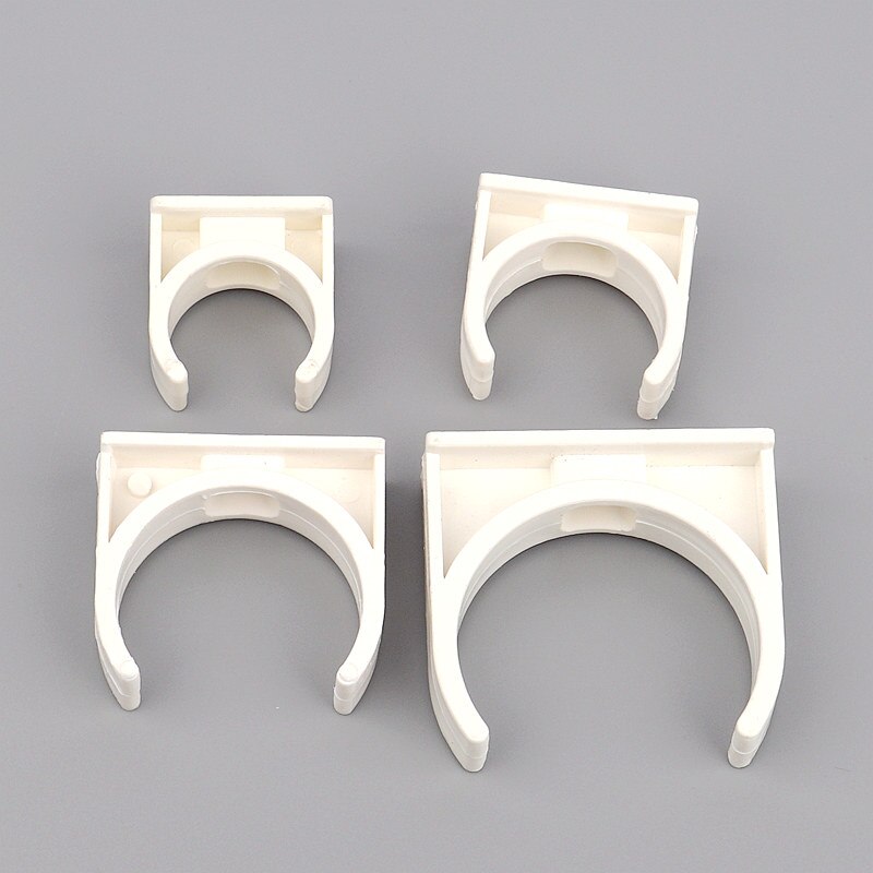 90 st dia 20-40mm pvc rörklämma pvc u-typ klämma fast rör pvc skarvar för trädgårdsbevattningssystem