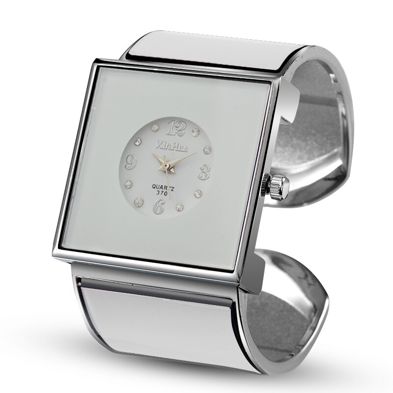 Reloj de pulsera de , reloj de mujer con esfera grande, reloj de mujer, reloj de mujer, relojes para mujer: white