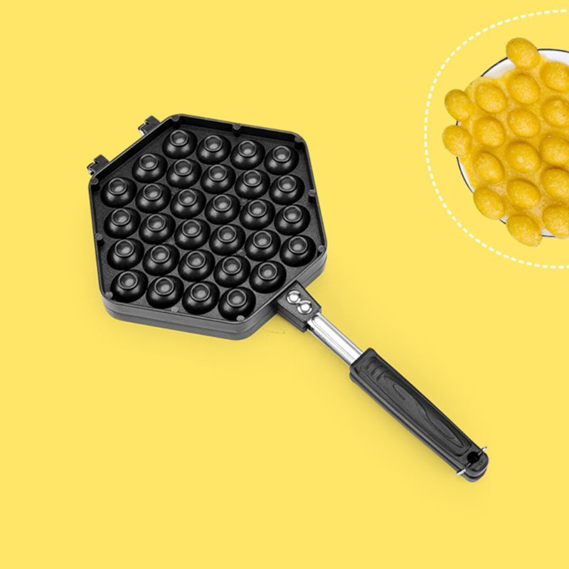 Antiaanbakvorm voor eierwafels, huishoudelijke keuken, cakevorm voor bubbels, oven