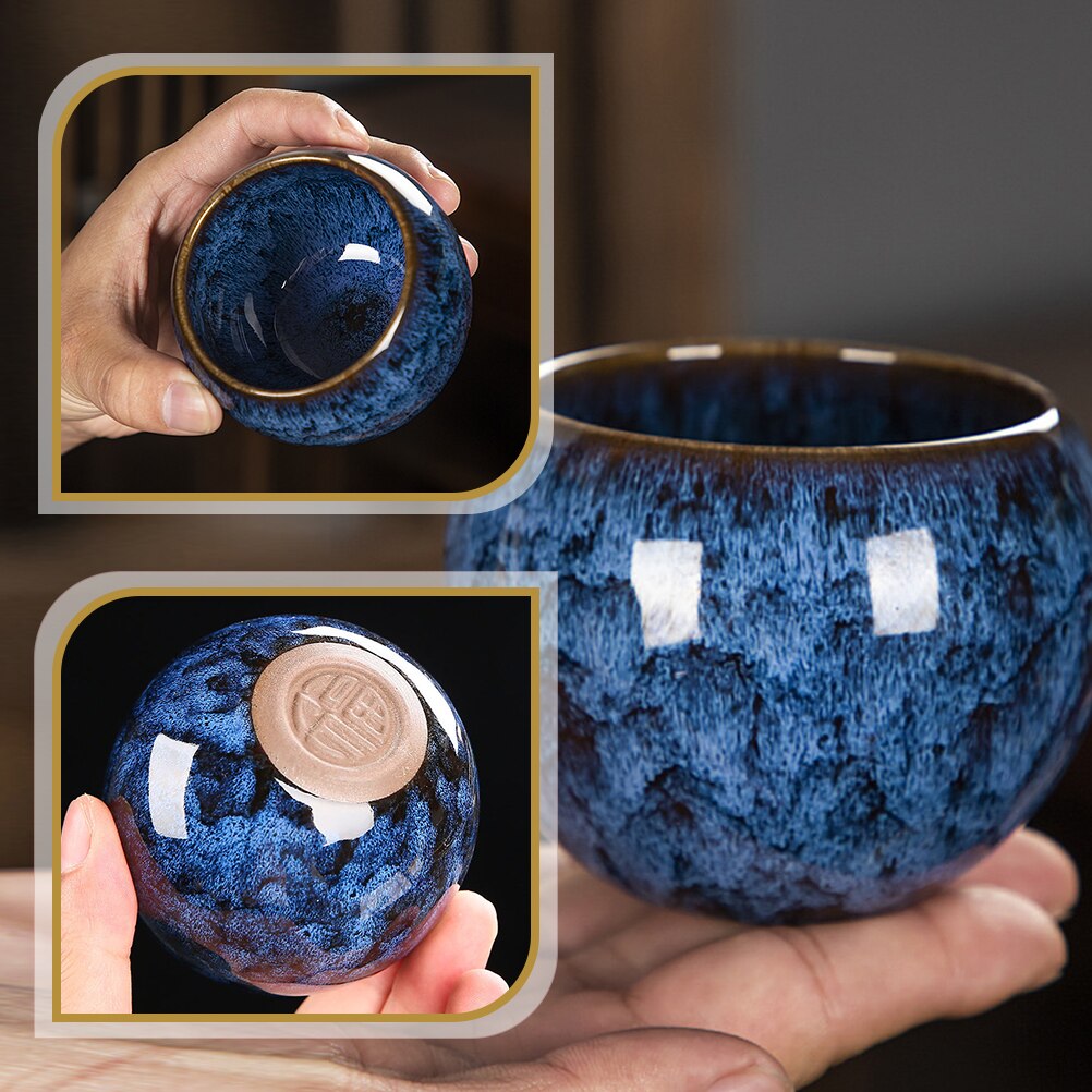 Ceramic Tea Cup Household Tea Drinking Cup Classic Style Ceramic Tea Cup Teacups For Friends Lover Co-Worker