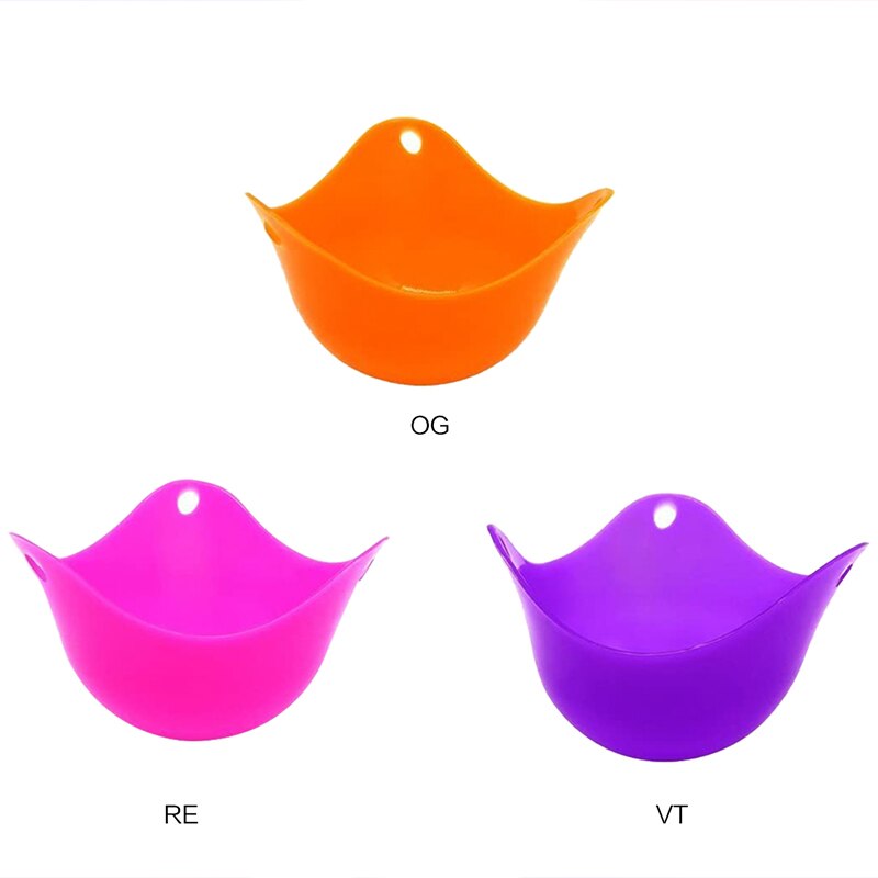 Non-toxic High Temperature Resistant Silicone Egg Boiler Silicone Egg Steamer Silicone Egg Tray DWH5