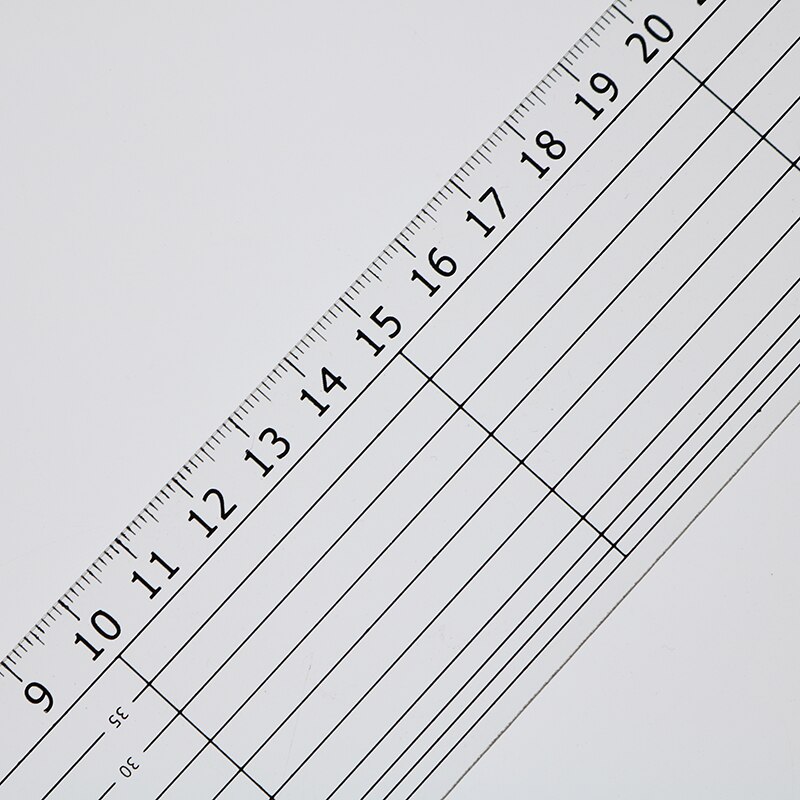 30cm * 5mm gráfico régua transparente régua de plástico estudante das crianças marca pintura artigos de papelaria escola material de escritório