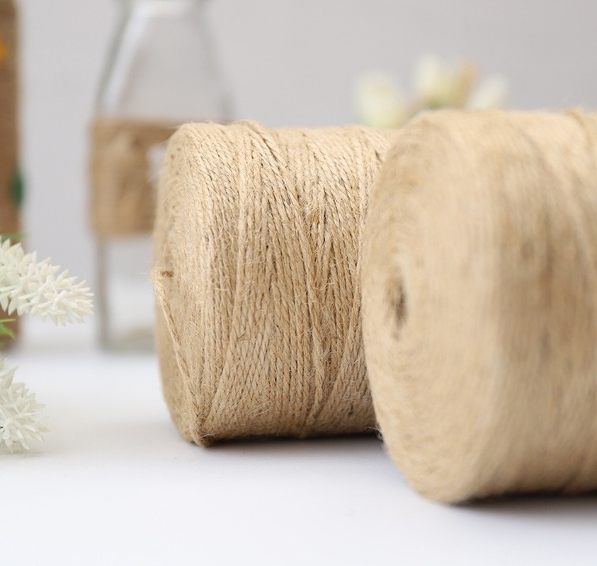 500meters 2mm Wide Jute Twine Natural Jute String for Artworks, DIY Crafts Wrapping Twine