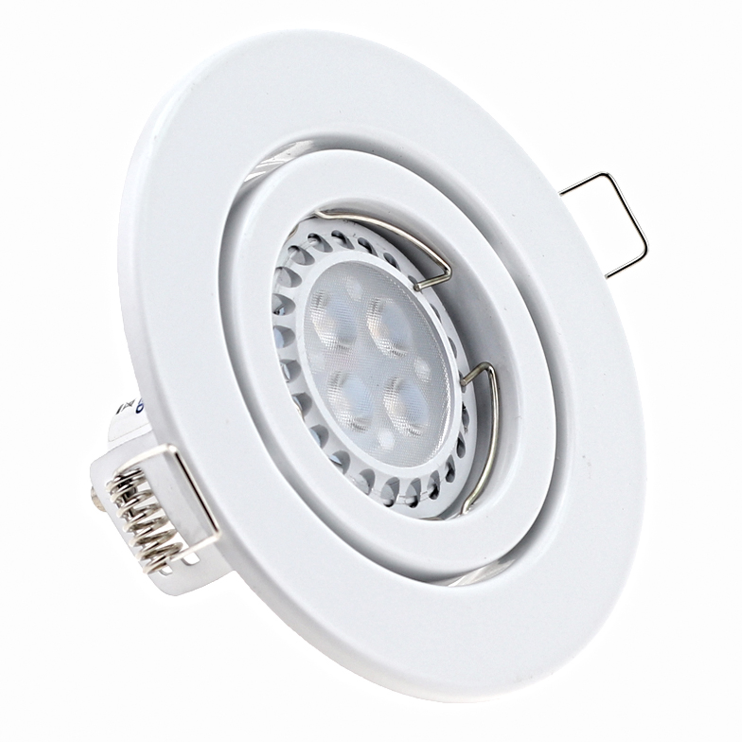 Spot led downlight justerbar hvid profil mini 6w gu10 pærer indbygget spotlight til hjemmet indendørs