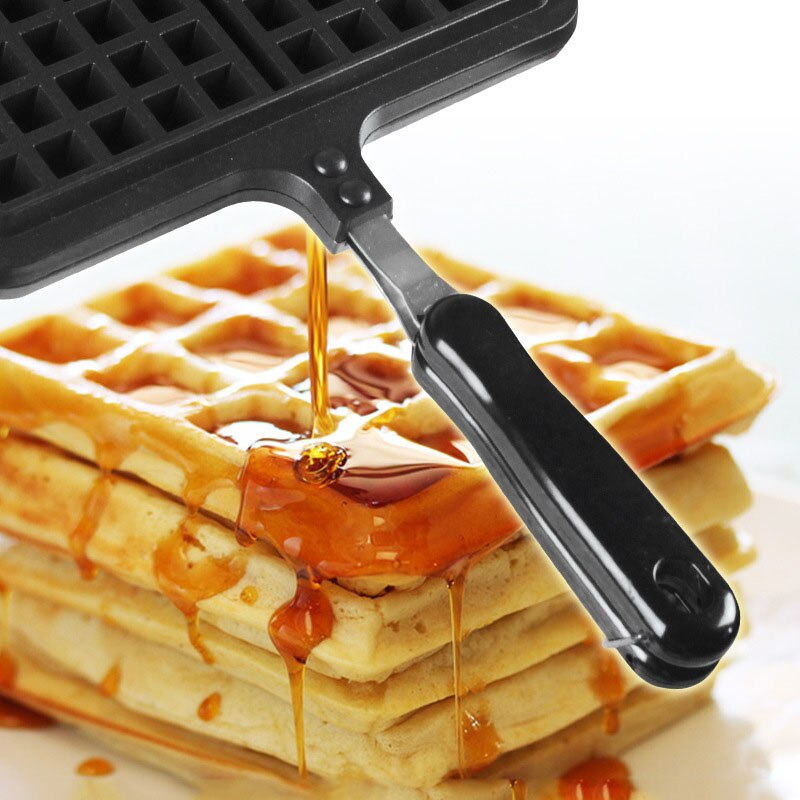TINTON VITA Due Griglia Teglia per Muffin Muffin Mold Waffle Pan Maker Strumenti di Cottura Antiaderente Pan di Alluminio Attrezzature E Accessori Da Forno di Cottura Accessori