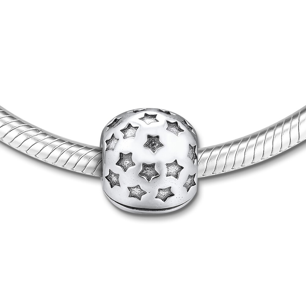 CKK berloque 925 Sterling Silver Star Clip Charms Beads Fits Original Bracelets Charm Silver 925 Jewelry