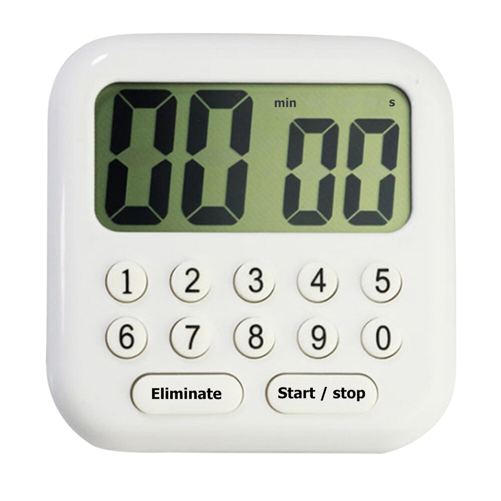 Multi-function Countdown Timer Stopwatch Alarm with LCD Digital Screen Display Cooking Bake Electronic Clock Timer