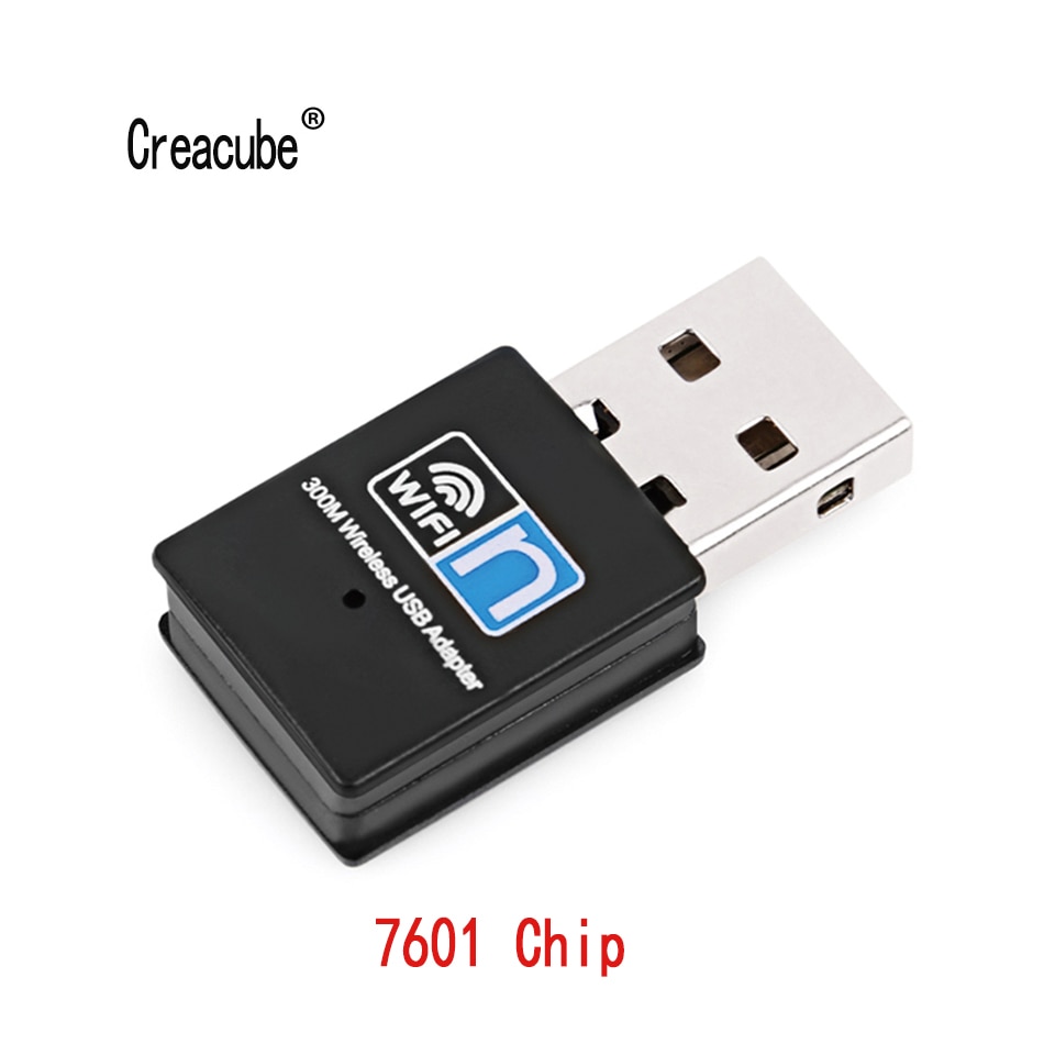 Creacube 150M USB WiFi adapter 802.11N Wifi dongle Wireless wifi dongle Network Card LAN Adapter for PC Win 10 MT 7601 Chip