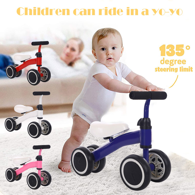 Baby Balance Bike Kids Indoor Outdoor Toddler Walk Bike Kids Push Bike Bicycle for Kids Ages 12-24 Months M09