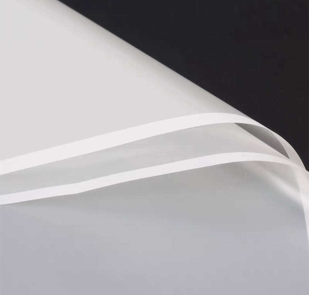 5 Blatt halbtransparentes Blumen-Geschenkpapier Ich bin koreanischen Stil, , Schleifkante, Rose, Verpackung, Floristenstrauß, Geschenkmaterial: Licht Grün