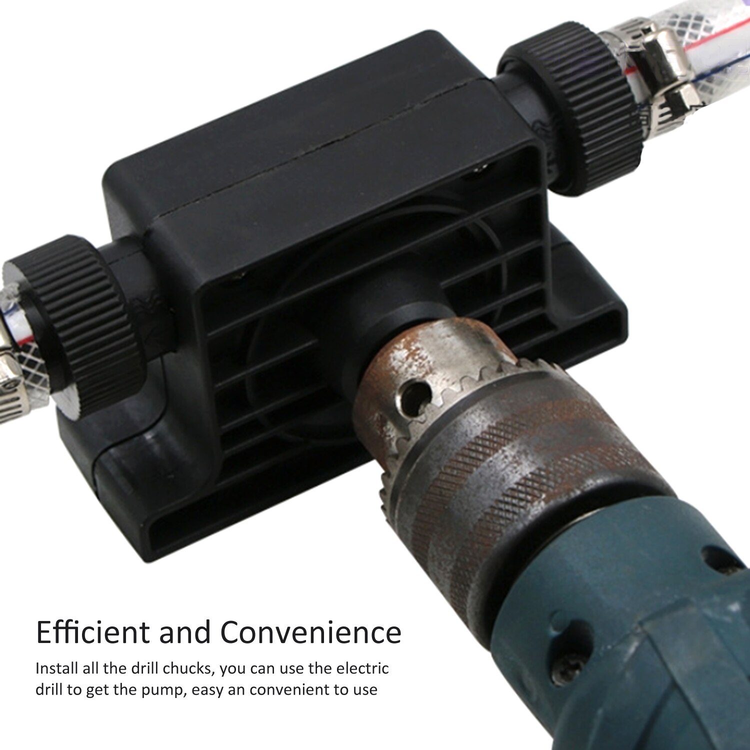 Portable Pump Mini Electric Drill Drives Large Flow Pump Pump Comes Standard With Two Connectors High flow